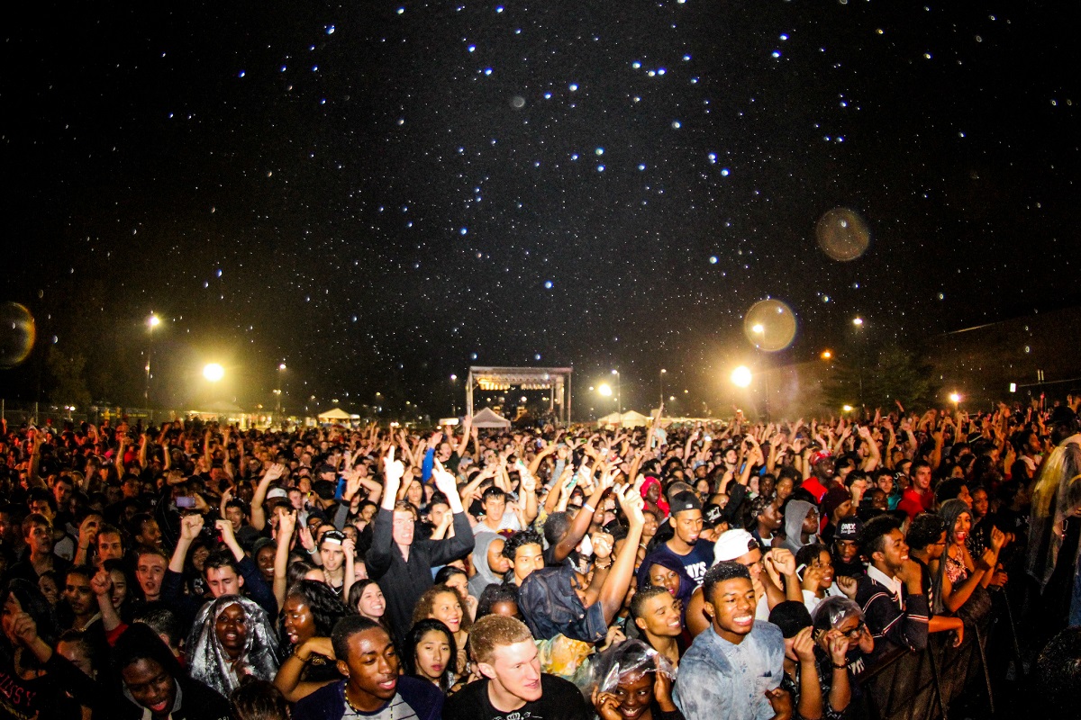 Foule spectacle