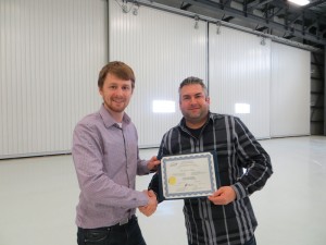 Graduation avril 2015 YTF Jérôme Fleury