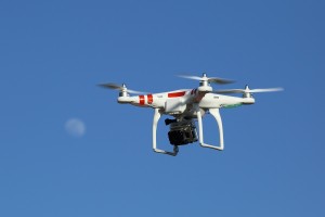Drone and Moon by Don McCullough large